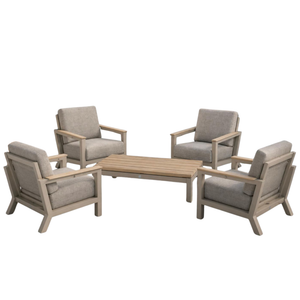 4 Seasons Outdoor Capitol 4 Seat Lounge Set with Coffee Table