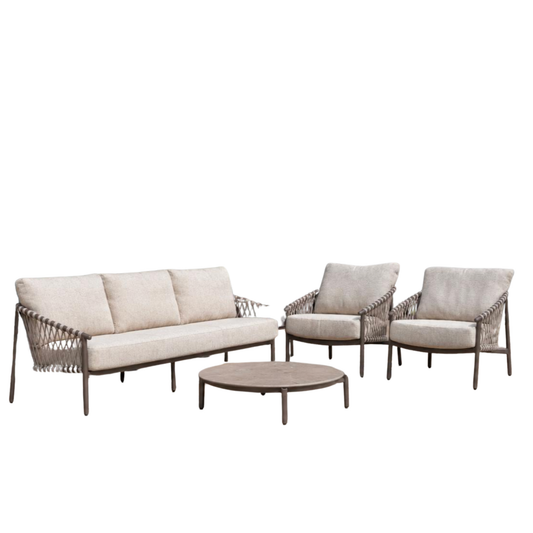 4 Seasons Outdoor Allora Lounge with Vic Coffee Table