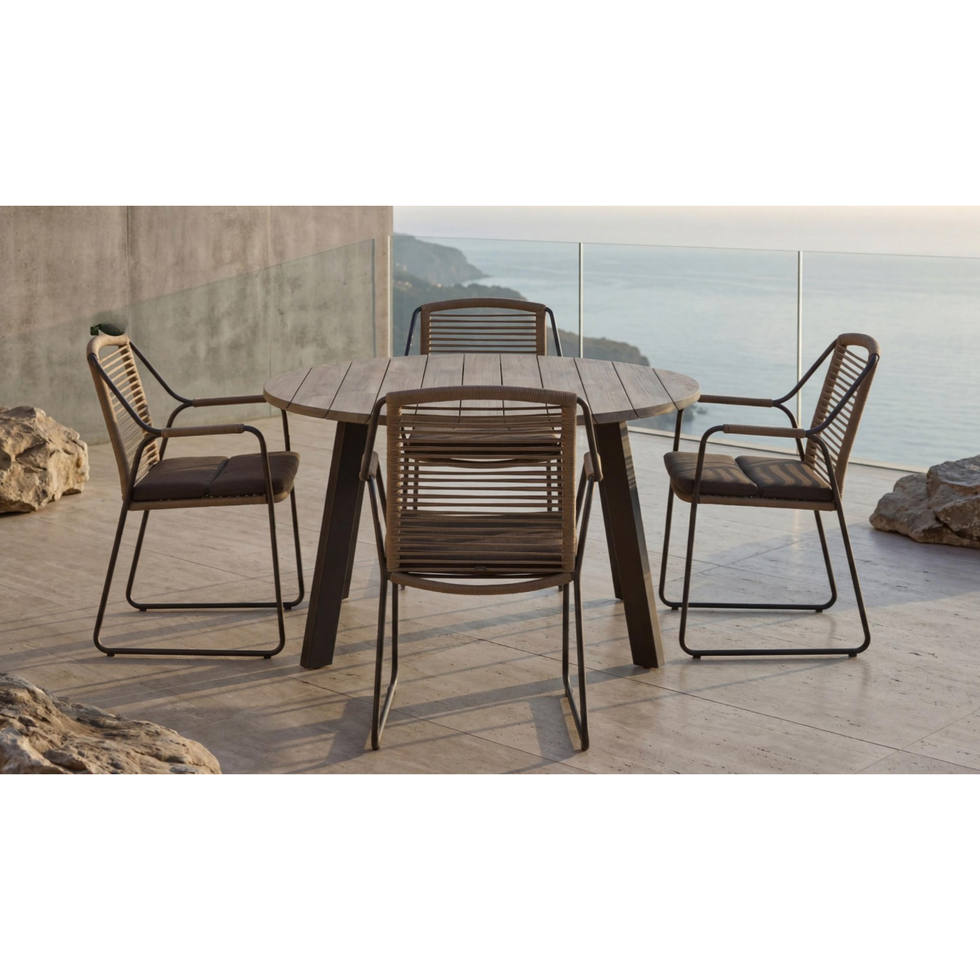 4 Seasons Outdoor Scandic 4 Seat dining set