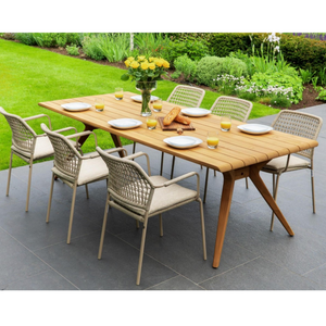 4 Seasons Outdoor Barista 6 Seat Dining Set with Bel Air Table