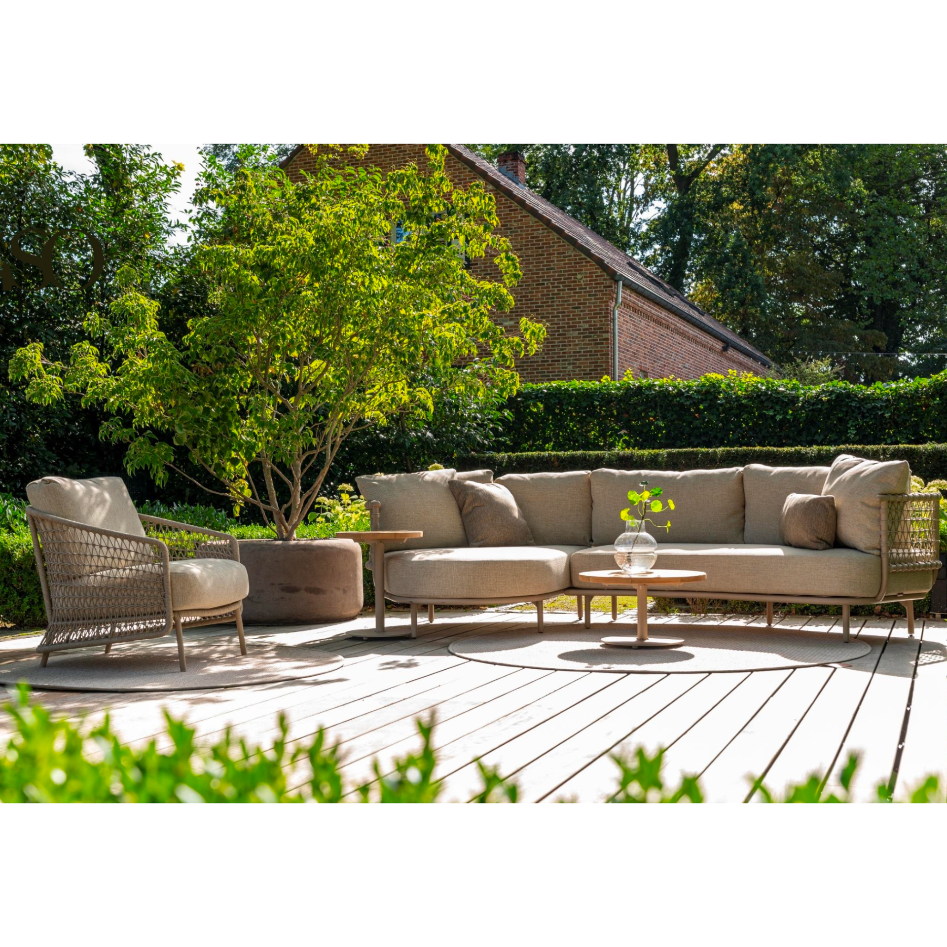 4 Seasons Outdoor Sardinia Luxury Lounge Set with Puccini Chair